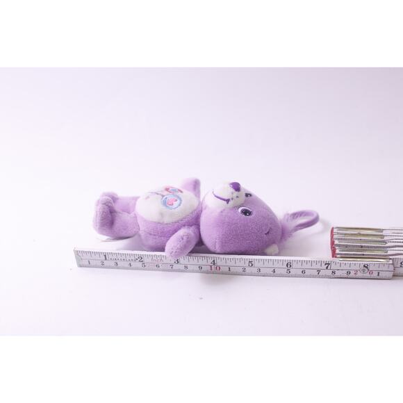 Care Bears, Share Bear, Vintage, Keychain, Clip, Plush, Soft Toy ~ 250625-WH 363 - Picture 3 of 3